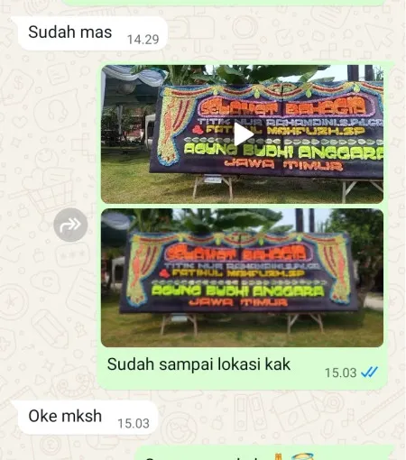 Pengiriman Papan Bunga Klumpit Karanggede