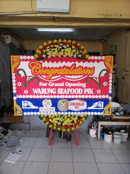 Papan Bunga Ucapan Selamat Klumpit Karanggede